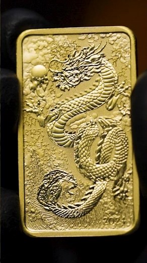 2024 1 oz Dragon Rectangular Gold Coin #sdbullion #preciousmetals #gold #goldbars #investment #money
