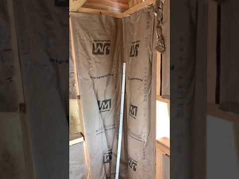 Deer blind build using elevator brackets and deer view slider windows