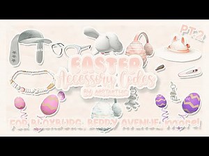 NEW EASTER ACCESSORY CODES for bloxburg & berry avenue! PT.2 #roblox #bloxburg #berryavenue