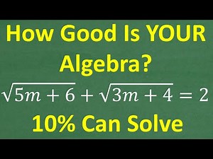 This Square Root Equation Will STUMP 90% of Students!