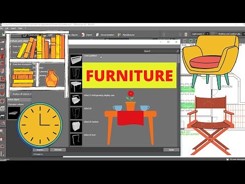 14 Dialux evo for beginners: Furniture and Objects