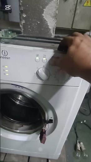 indesit washing machine WINV70- how to play the program and how to reset #CapCut #indesit #restart