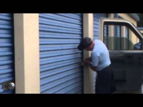 This is How The Lazy Locksmith Opened The Lock on my Storage Unit