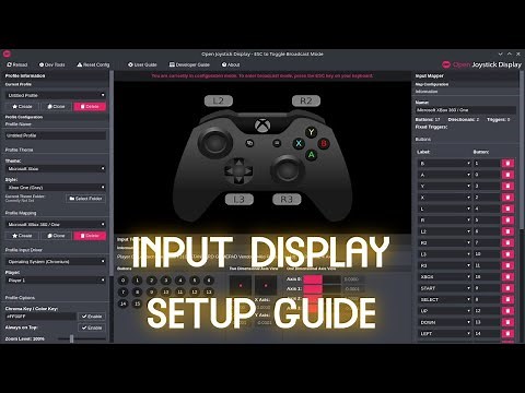 How to Set Up an Input Display/Overlay