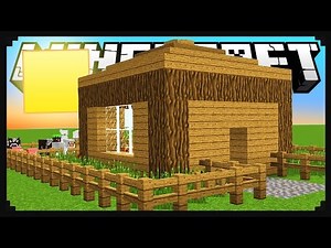 COMMENT FAIRE UNE MAISON EN SURVIE AVEC UNE SEULE COMMANDE | MINECRAFT TUTO