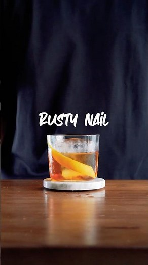 RUSTY NAIL cocktail!