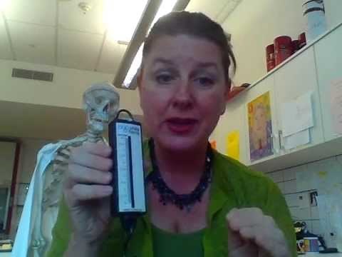 how to use a spring scale or Newton Meter