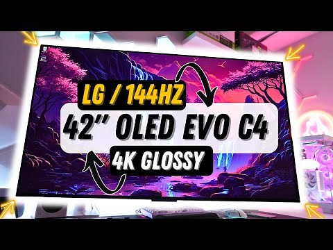 LG 42” OLED evo C4 Review : The Perfect 4K PC Gaming Monitor ? 2024 OLED42C4PUA