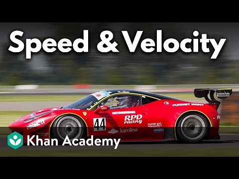 Speed and velocity | Middle school physics | Khan Academy