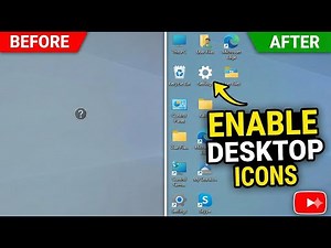 How to Enable Desktop Icons on Windows 10 & 11 (This PC, Recycle Bin)