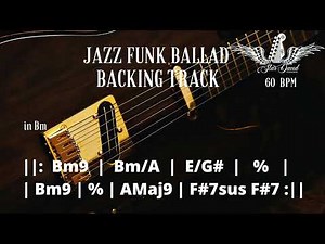 Backing Track Jazz Funk Ballad in Bm