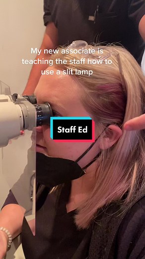 Learning How to Use a Slit Lamp in Optometry