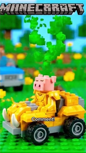 Creeper sees REAL Lego poop and throws it UP