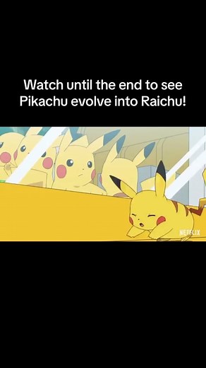 Pikachu evolves in Raichu #pokemon #25yearspokemon #pokemonfyp #pokemontiktok #pikachu #pikachuevolution #anime #animetiktok #weeb #weebtiktok #viraltiktok #fyp #foryou #japan #pokemonedit #pokemonvideo #viraltiktok