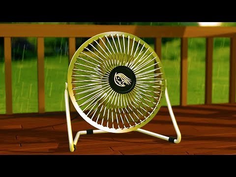 Rain + Fan Sounds White Noise | Study, Focus, Sleep | 10 Hours