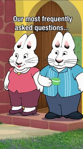 Time for a Q&A with the parents. #MaxAndRuby #FAQ
