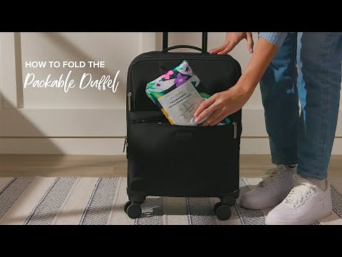 How to Fold the Packable Duffel Bag