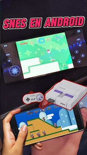 Juega SNES en tu ANDROID 🎮 | Tutorial 2025 #shorts #snes #roms #android SNES9X