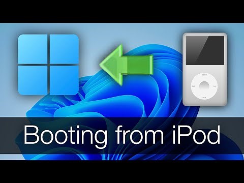 Booting Windows 11 from an iPod Classic!