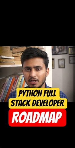 The Ultimate Full Stack Python Roadmap 2026 🐍🗺️ #shorts #python