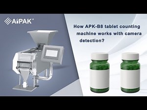 How APK-B8 tablet counting machine works with camera detection?