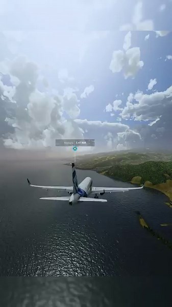 Flying through the skies in Microsoft Flight Simulator