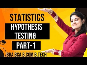 Introduction to Hypothesis Testing|Statistics|BBA|BCA|B.COM|B.TECH|Dream Maths