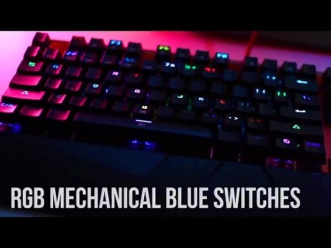 Affordable iBUYPOWER MEK2 PRO RGB Mechanical Keyboard - Blue Switches