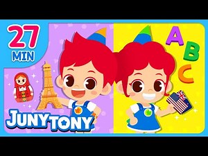 🎶BEST Sing Along Songs Compilation | Let's Sing Along! | Kids Songs | JunyTony