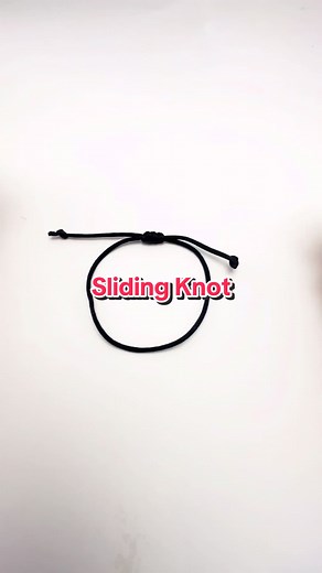 Easy Sliding Knot Bracelet Tutorial