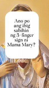 19K views · 800 reactions | CATHOLIC FINGER SIGN. The pointing of the...