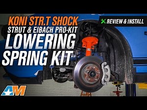 2011-2014 Mustang KONI STR.T Shock, Strut & Eibach Lowering Pro-Kit GT, V6, BOSS Review & Install
