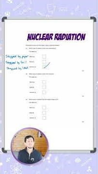 GCSE Physics: Exam Question | Types of Nuclear Radiation