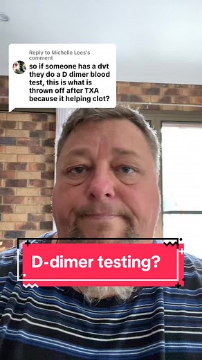 Replying to @Michelle Lees D-Dimer testing . Used for a null or exclusion #ddimer #coagulation #pulmonaryembolism #clot