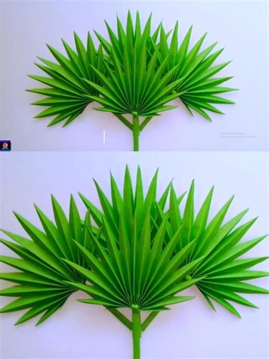 DIY Paper #Palm Leaves for Home Decor | Easy Handmade Craft for Aesthetic Wall Decoration