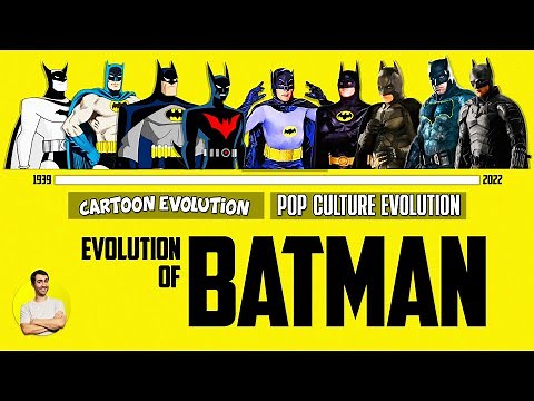 Evolution of BATMAN - 83 Years Explained | CARTOON EVOLUTION