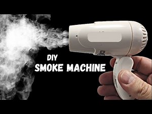 DIY portable Smoke / Fog Machine | Tons of smoke from old hairdryer