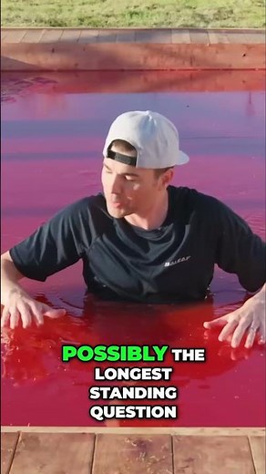 World’s First Pool of ACTUAL Jello! Mark Rober (Worlds Largest Jello Pool Can You Swim in Jello?)