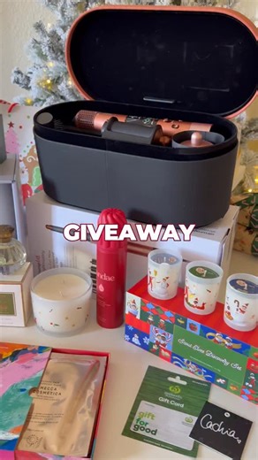 C A C H I A on Instagram: "✨THE ULTIMATE CHRISTMAS GIVEAWAY! ✨ Cachia’s biggest giveaway ever! Valued at over $3000! How to enter: 🎄 Be following both @cachia__ + @cachiaclub 🎄 Tag a friend below⁠ in the comments (1 tag = 1 entry) 🎄 Make sure you’re BOTH following @cachia__ BONUS 10x ENTRIES IF YOU: ✨Share this giveaway post to your story⁠ (must tag us) ✨ Like this post ✨ Repost this post ✨ Follow our TikTok⁠ ✨ Sign up for our mailing list 🎁One lucky winner will receive:🎁 Dyson Airwrap LED