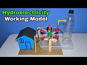 How to Make a Hydroelectricity Generator | Science exhibition project working model | Project 2026