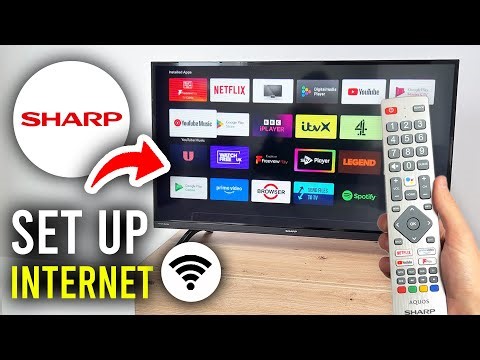 How To Setup Internet Connection On Sharp TV - Step By Step
