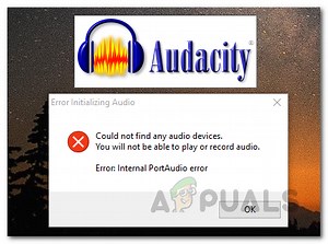 Fix: Audacity Could not Find any Audio Devices