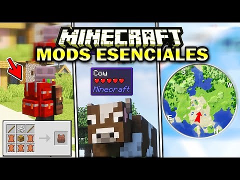 ⭐️PACK de MODS ESENCIALES 1.21.1 y 1.21 ~ MiniMapa, Jei, Indicadores etc... Para Minecraft!