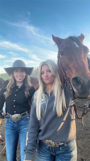 Good morning #western #blondes #country #horse #fyp | horses