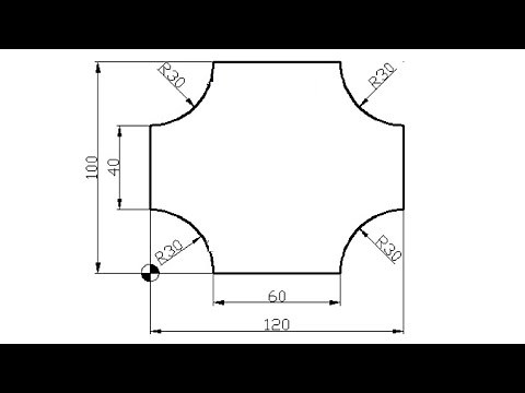 CNC Milling Program Using I & J / G02 Code Milling Program / G02 Code Radius Program / CNC Program