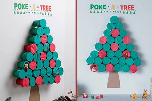 The 'Poke-A-Tree' Christmas Party Game Is Brilliantly Awesome And Super Fun!