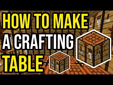 How To Make A Crafting Table In Minecraft