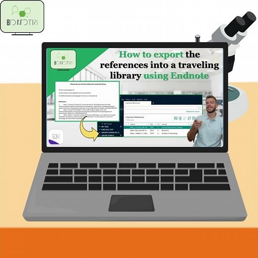 How to export references/citations into an Endnote traveling library #tutorial #shorts #endnote