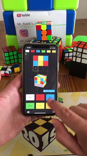 Can’t solve Rubik’s cube 3x3 try this app is free and working manually version #fypシ #rubikscube #solving #viral #mr_rubiks_cube #hack #hacks