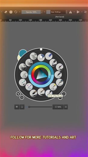 Add more brushes Popup Palette in Krita: Krita Tip